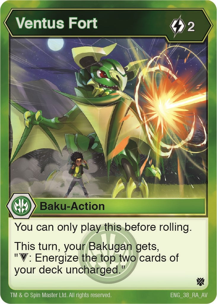 Image for Ventus Fort (Armored Elite) (38) - Bakugan TCG