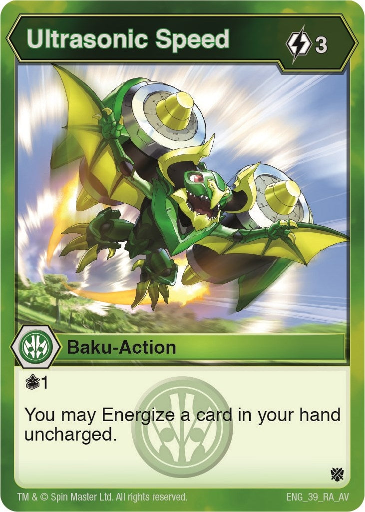Image for Ultra Sonic Speed (Armored Elite) (39) - Bakugan TCG
