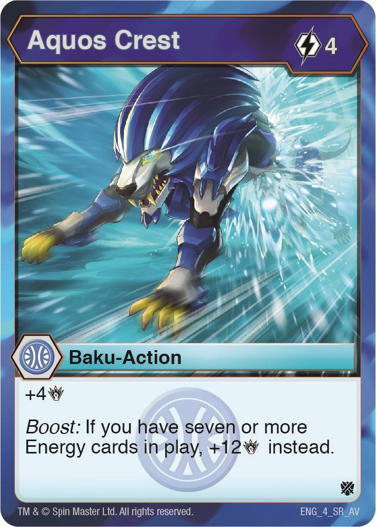 Image for Aquos Crest (Armored Elite) (4) - Bakugan TCG