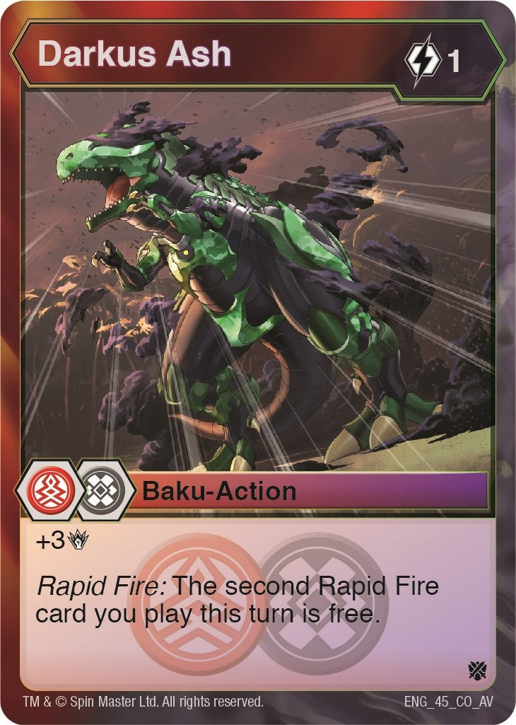 Image for Darkus Ash (Armored Elite) (45) - Bakugan TCG