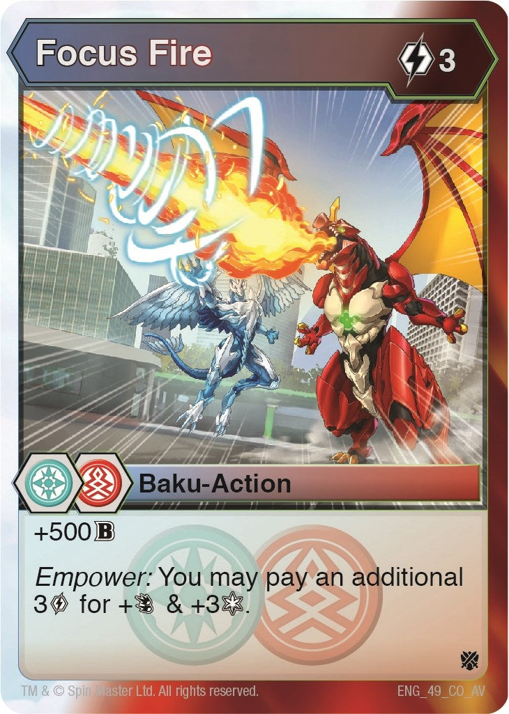 Image for Focus Fire (Armored Elite) (49) - Bakugan TCG