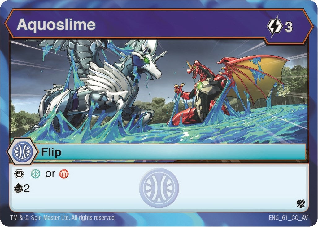 Image for Aquoslime (Armored Elite) (61) - Bakugan TCG
