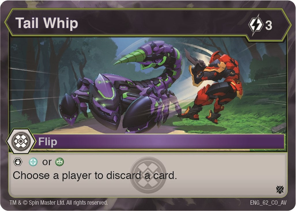 Image for Tail Whip (Armored Elite) (62) - Bakugan TCG