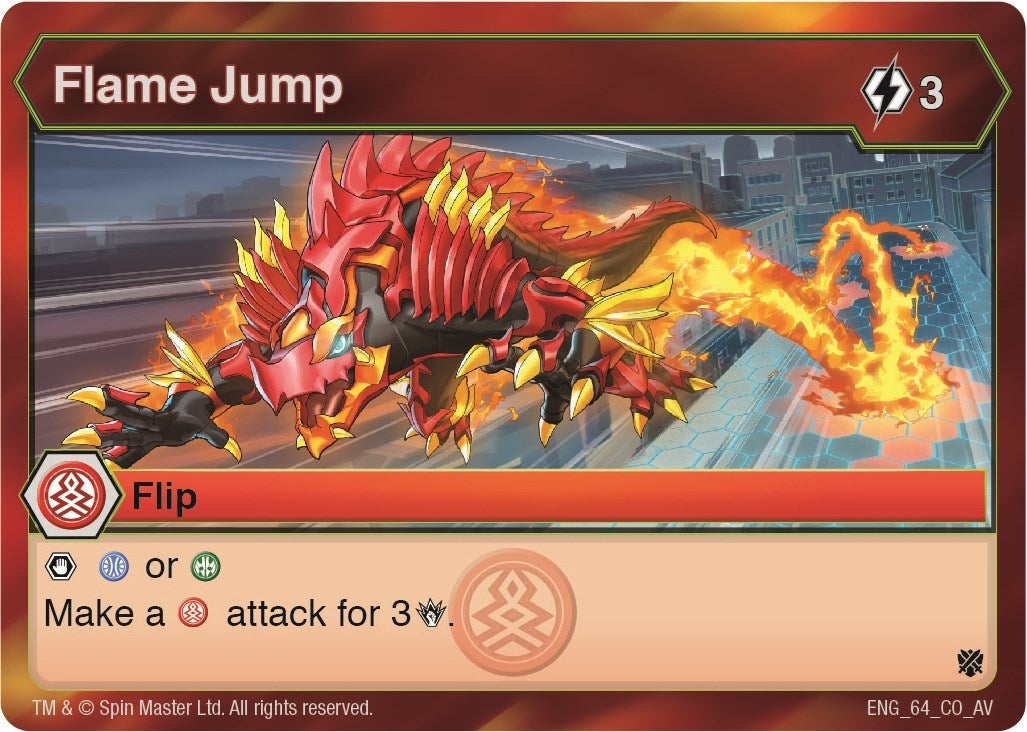 Image for Flame Jump (Armored Elite) (64) - Bakugan TCG