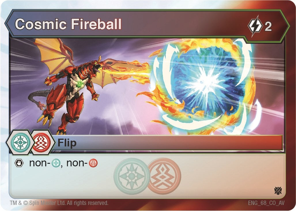 Image for Cosmic Fireball (Armored Elite) (68) - Bakugan TCG