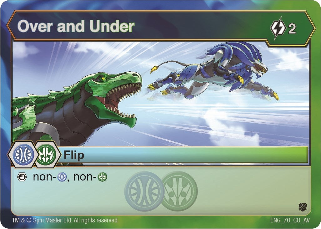 Image for Over and Under (Armored Elite) (70) - Bakugan TCG