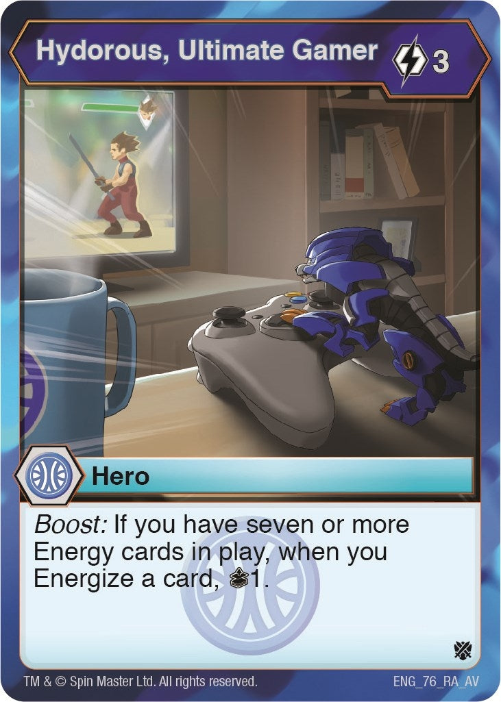 Image for Hydorous, Ultimate Gamer (Armored Elite) (76) - Bakugan TCG