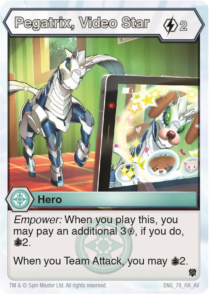 Image for Pegatrix, Video Star (Armored Elite) (78) - Bakugan TCG