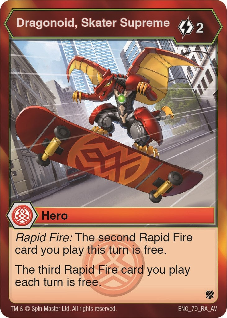 Image for Dragonoid, Skater Supreme (Armored Elite) (79) - Bakugan TCG