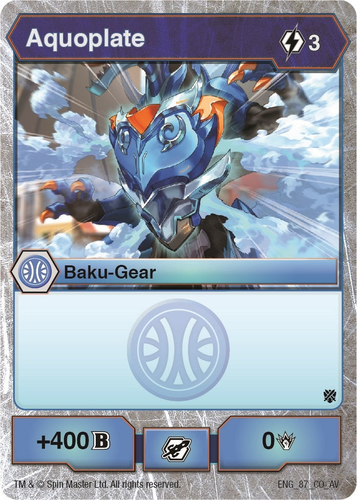 Image for Aquoplate (Armored Elite) (87) - Bakugan TCG
