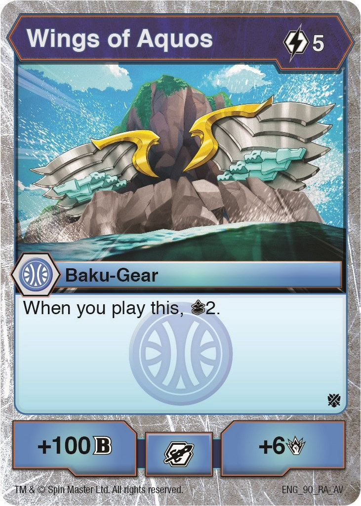 Image for Wings of Aquos (Armored Elite) (90) - Bakugan TCG