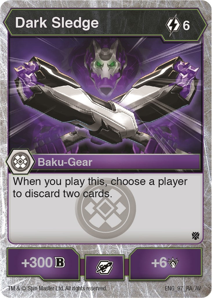 Image for Dark Sledge (Armored Elite) (97) - Bakugan TCG