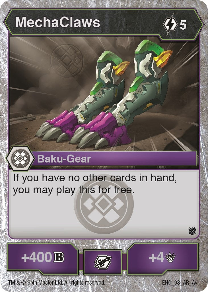 Image for MechaClaws (Armored Elite) (98) - Bakugan TCG