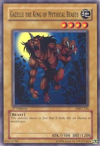 Image for Gazelle the King of Mythical Beasts (Metal Raiders) (MRD-124) - YuGiOh