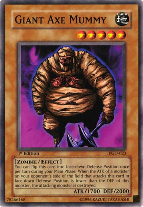 Image for Giant Axe Mummy (Pharaonic Guardian) (PGD-023) - YuGiOh