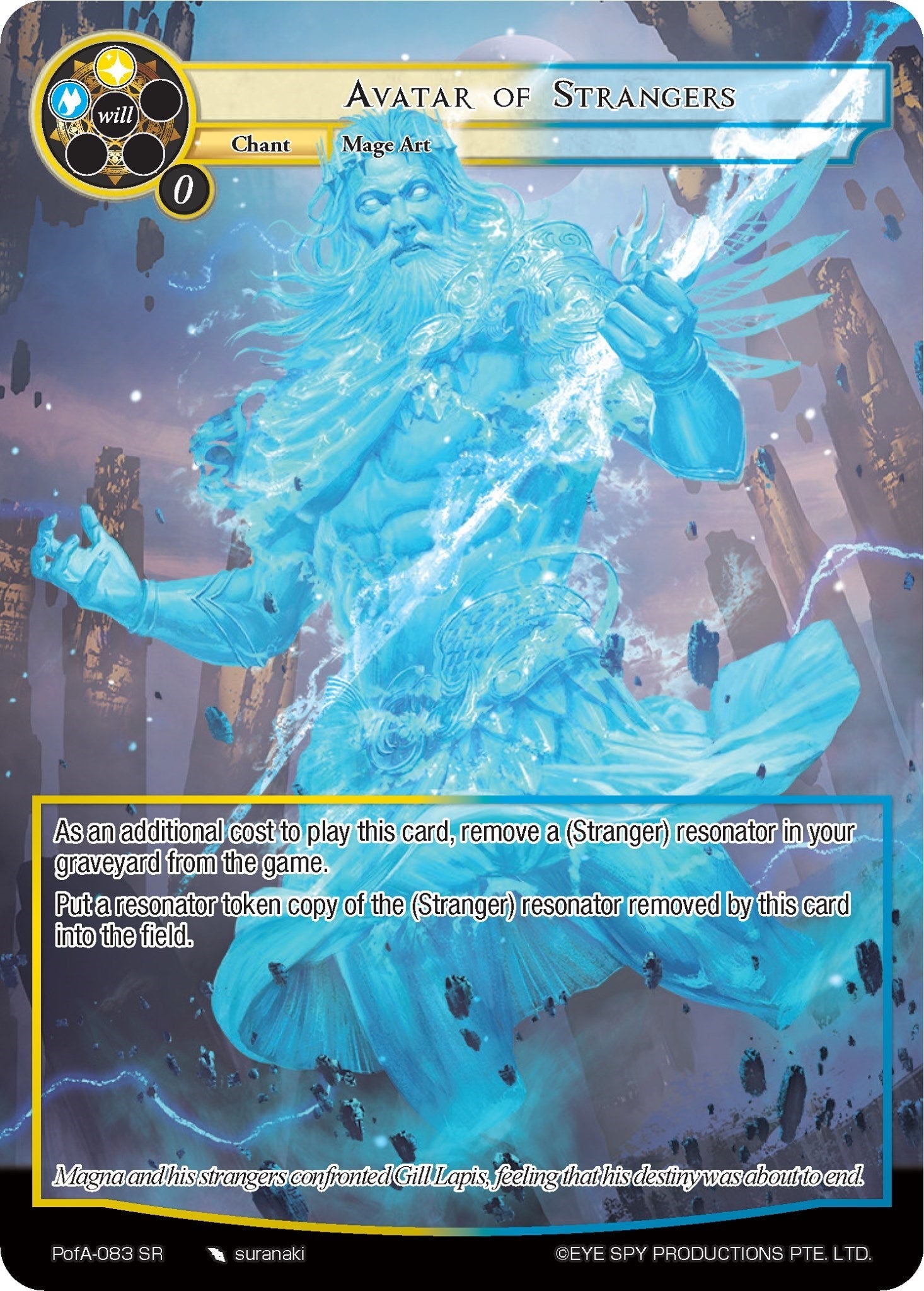 Image for Avatar of Strangers (Full Art) (Alice Origin IV: Prologue of Attoractia) (PofA-083) - Force of Will