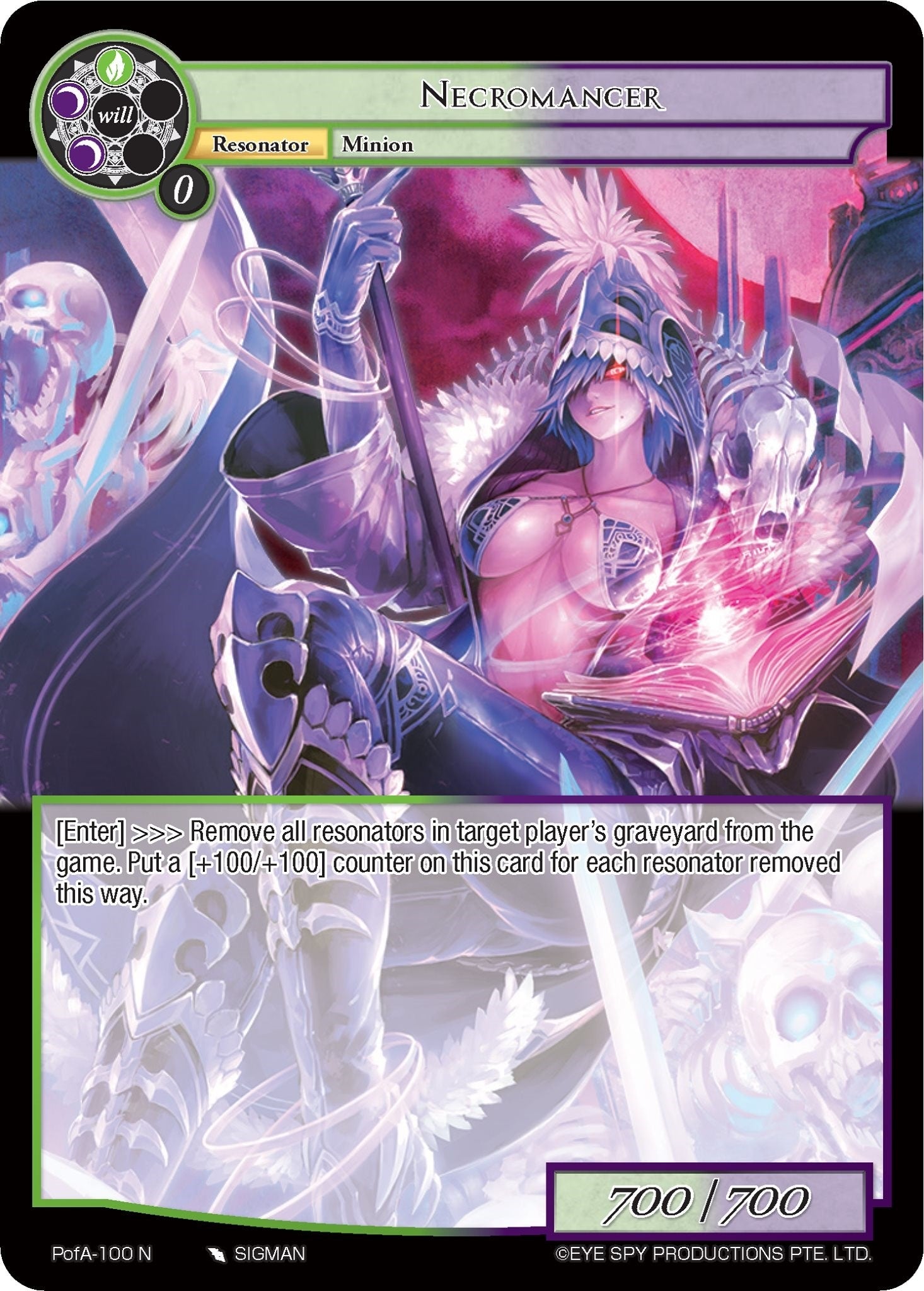 Image for Necromancer (Alice Origin IV: Prologue of Attoractia) (PofA-100) - Force of Will