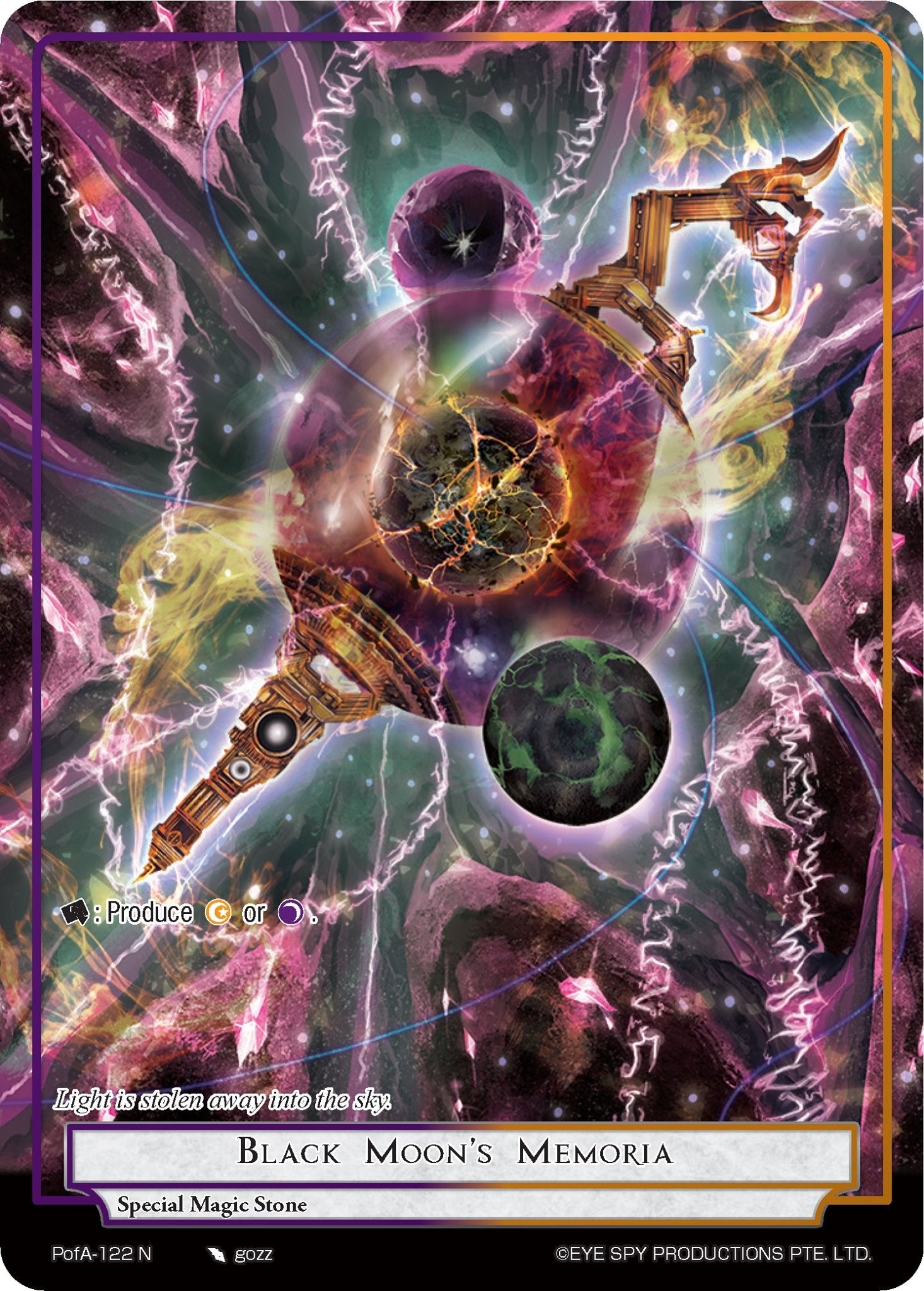 Image for Black Moon's Memoria (Full Art) (Alice Origin IV: Prologue of Attoractia) (PofA-122) - Force of Will
