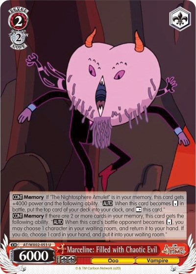 Image for Marceline: Filled with Chaotic Evil (Adventure Time) (AT/WX02-053 U) - Weiss Schwarz