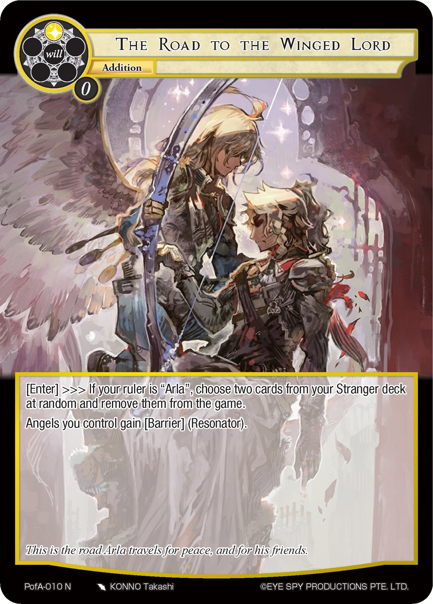 Image for The Road to the Winged Lord (Alice Origin IV: Prologue of Attoractia) (PofA-010) - Force of Will