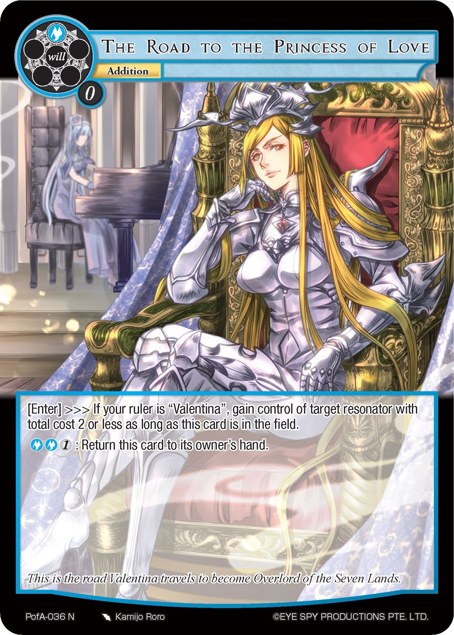 Image for The Road to the Princess of Love (Alice Origin IV: Prologue of Attoractia) (PofA-036) - Force of Will