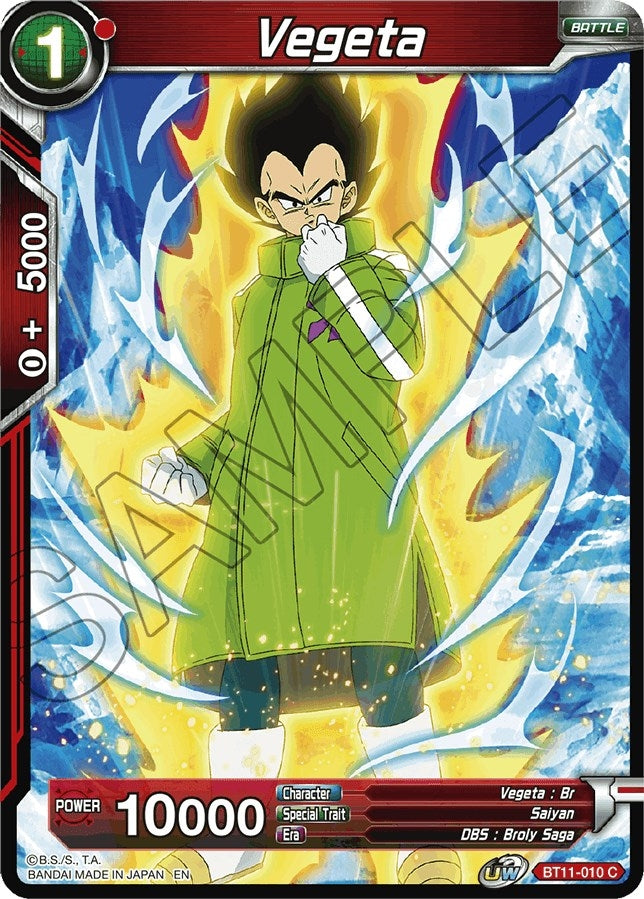 Image for Vegeta (Vermilion Bloodline) (BT11-010) - Dragon Ball Super: Masters