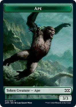 Image for Ape // Germ Double-Sided Token (Double Masters) (12 // 10) - Magic: The Gathering
