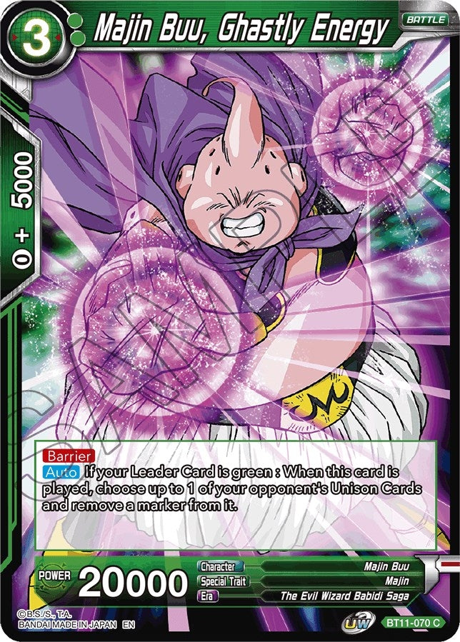 Image for Majin Buu, Ghastly Energy (Vermilion Bloodline) (BT11-070) - Dragon Ball Super: Masters