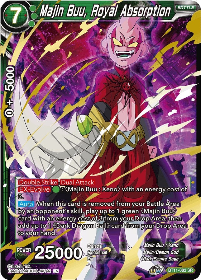Image for Majin Buu, Royal Absorption (Vermilion Bloodline) (BT11-083) - Dragon Ball Super: Masters