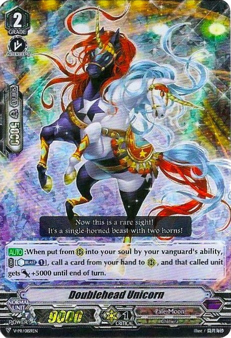 Image for Doublehead Unicorn (RRR Foil) (V Promo Cards) (V-PR/0159EN) - Cardfight Vanguard