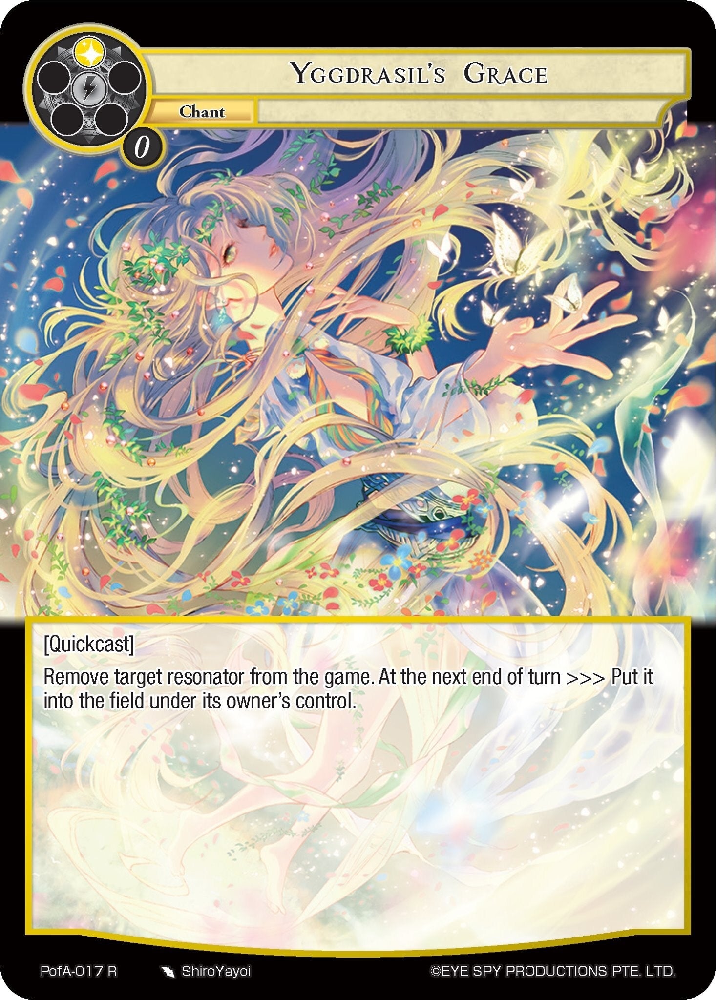 Image for Yggdrasil's Grace (Alice Origin IV: Prologue of Attoractia) (PofA-017) - Force of Will