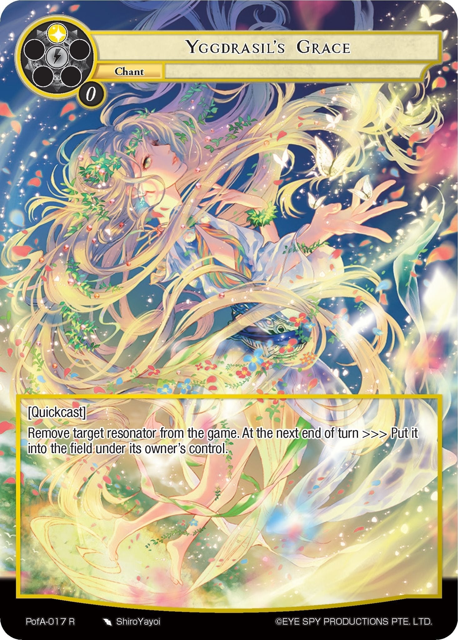 Image for Yggdrasil's Grace (Full Art) (Alice Origin IV: Prologue of Attoractia) (PofA-017) - Force of Will