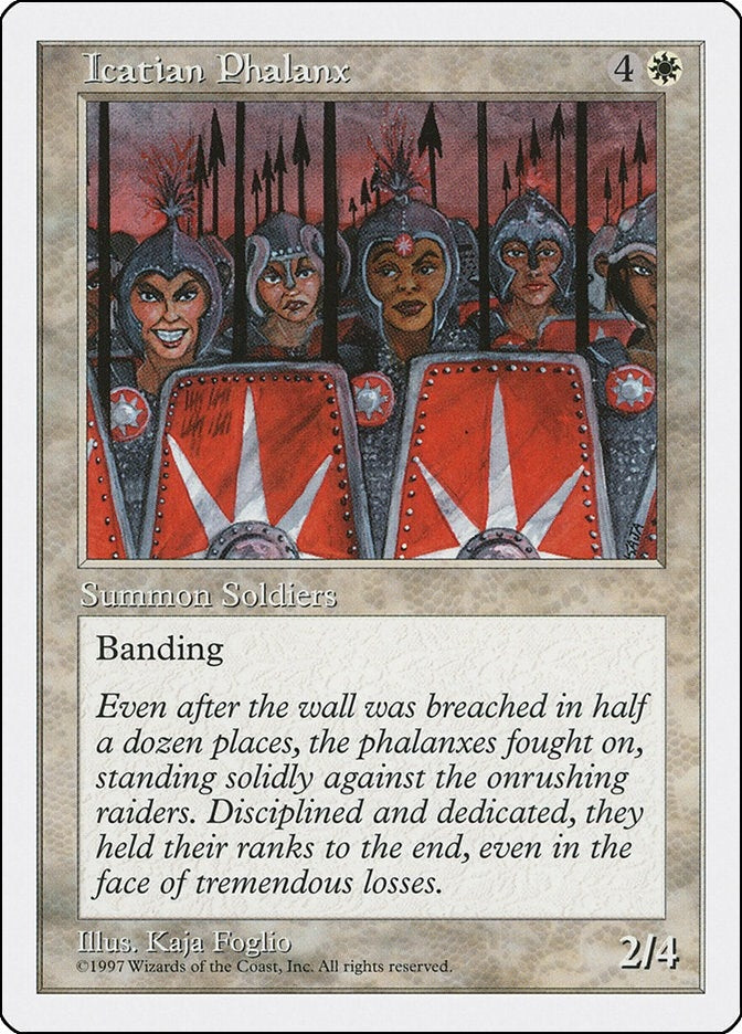 Image for Icatian Phalanx (Fifth Edition) - Magic: The Gathering