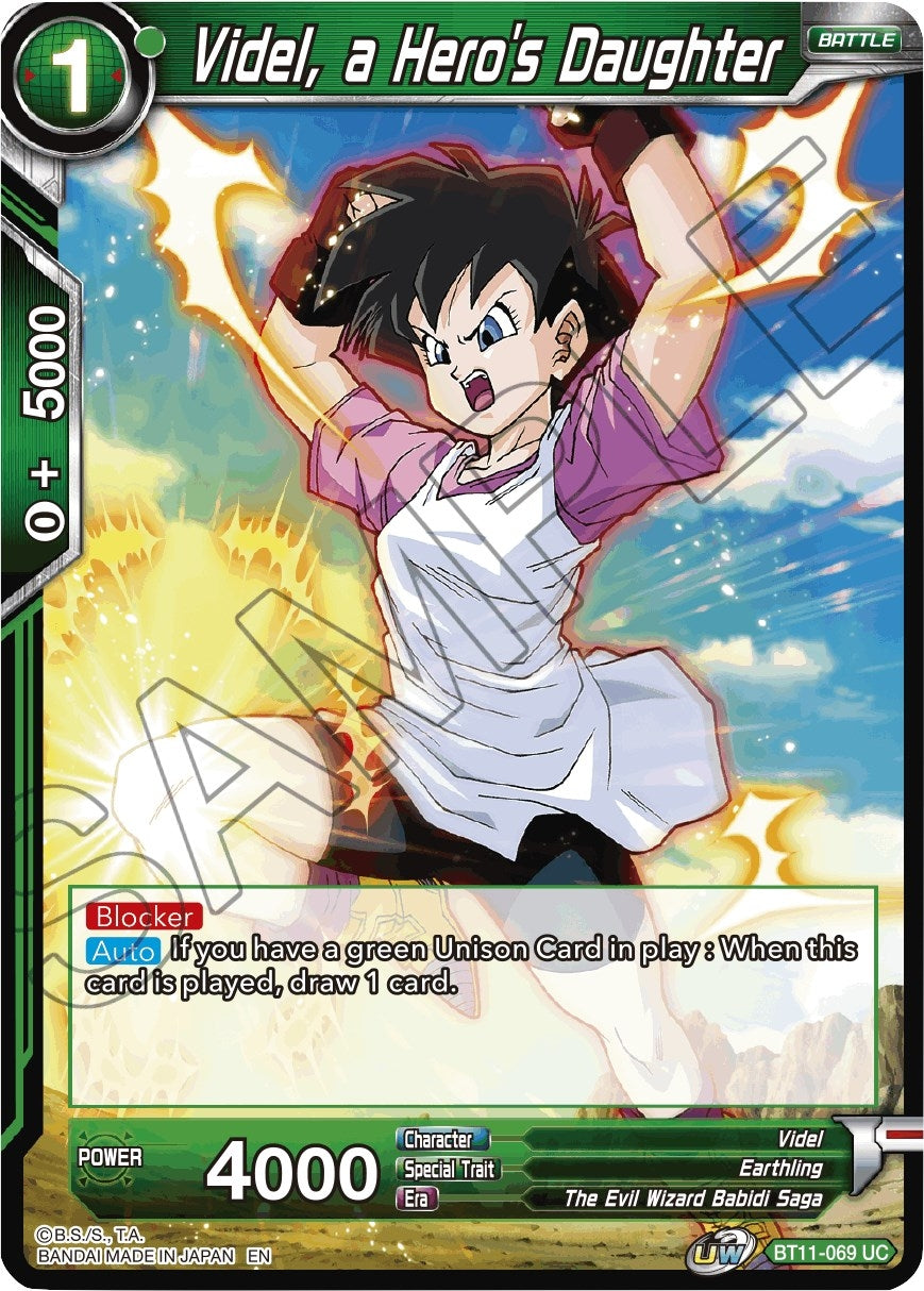 Image for Videl, a Hero's Daughter (Vermilion Bloodline) (BT11-069) - Dragon Ball Super: Masters