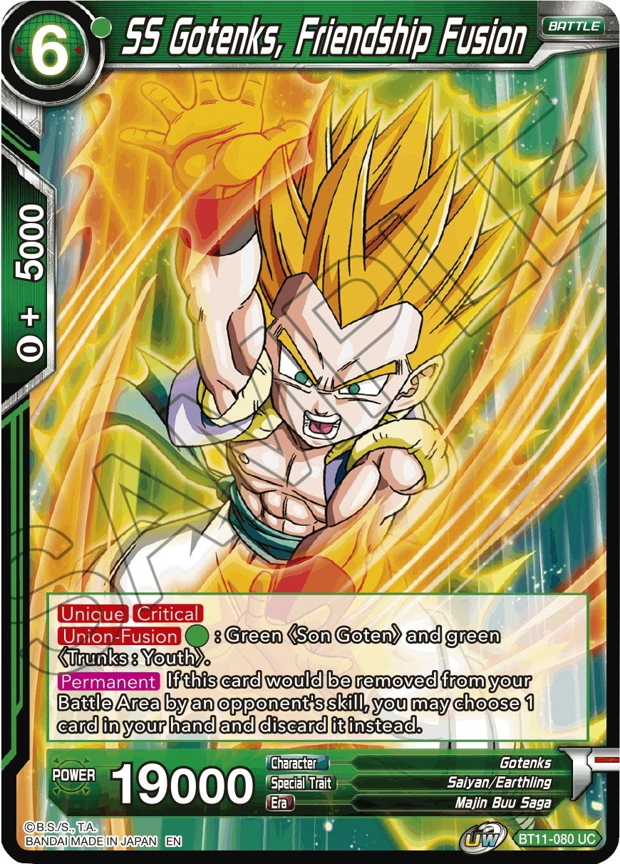 Image for SS Gotenks, Friendship Fusion (Vermilion Bloodline) (BT11-080) - Dragon Ball Super: Masters