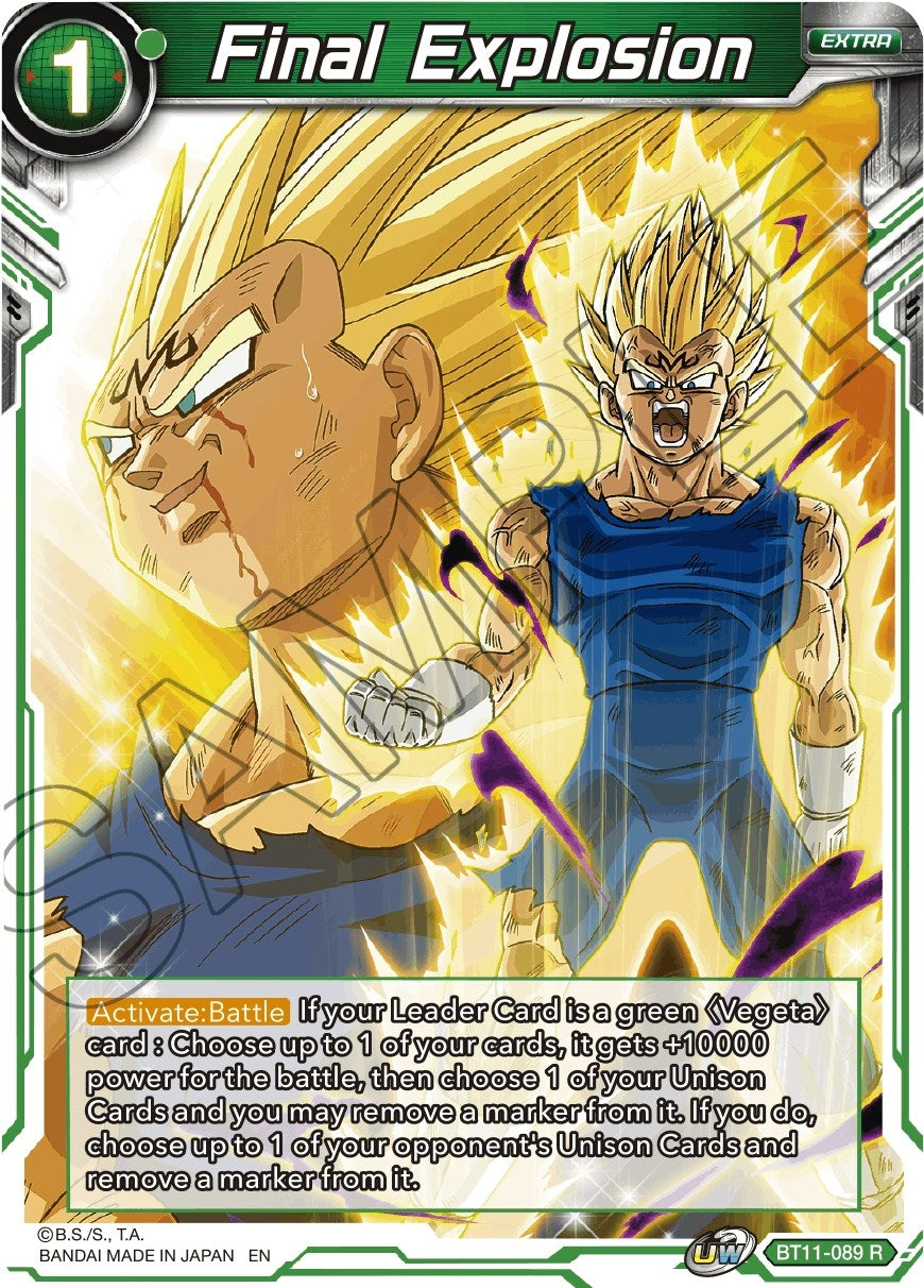 Image for Final Explosion (Vermilion Bloodline) (BT11-089) - Dragon Ball Super: Masters