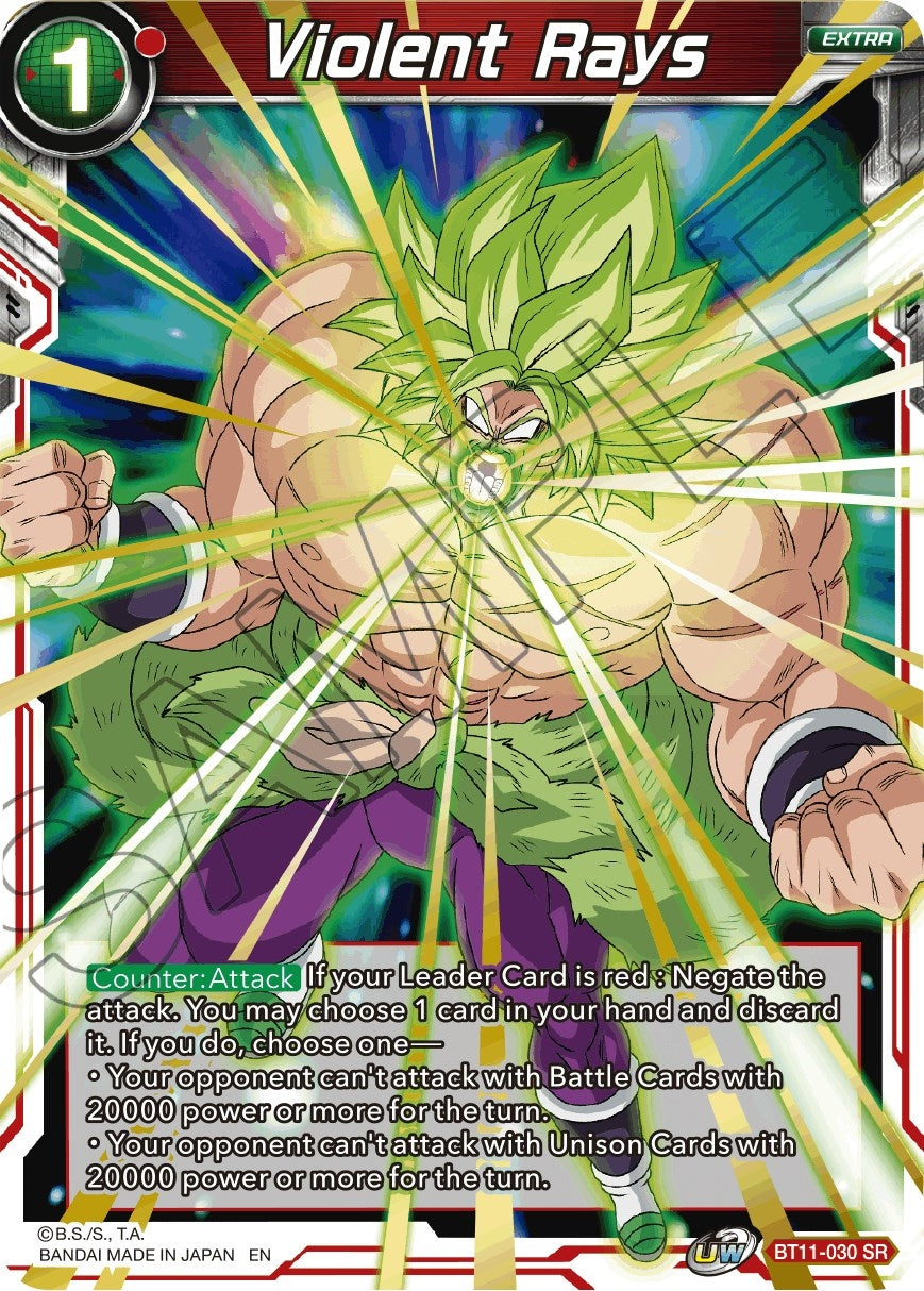 Image for Violent Rays (Vermilion Bloodline) (BT11-030) - Dragon Ball Super: Masters