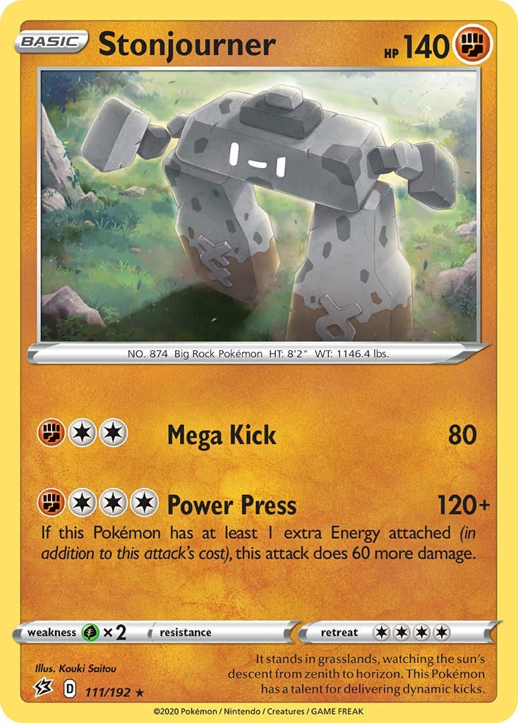 Image for Stonjourner (Deck Exclusives) (111/192) - Pokemon