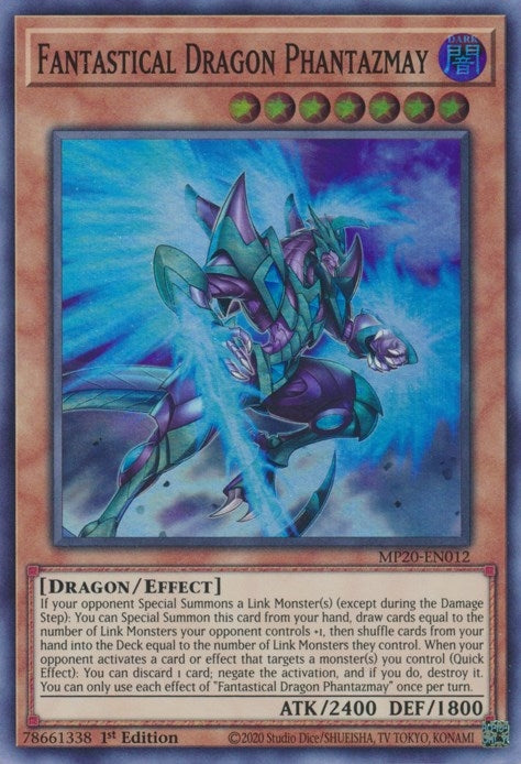 Image for Fantastical Dragon Phantazmay (2020 Tin of Lost Memories) (MP20-EN012) - YuGiOh