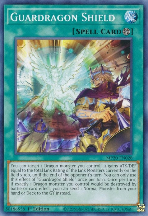 Image for Guardragon Shield (2020 Tin of Lost Memories) (MP20-EN028) - YuGiOh