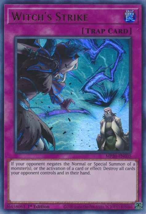 Image for Witch's Strike (2020 Tin of Lost Memories) (MP20-EN035) - YuGiOh