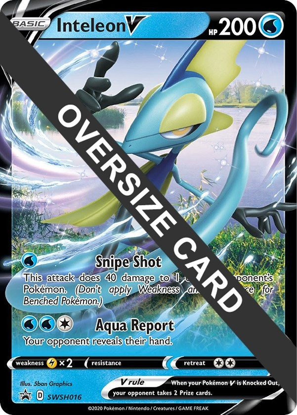 Image for Inteleon V - SWSH016 (Jumbo Cards) (SWSH016) - Pokemon