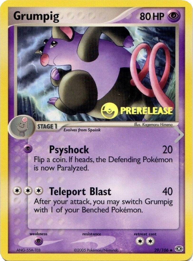 Image for Grumpig - 29/106 (Prerelease) (Nintendo Promos) (29/106) - Pokemon
