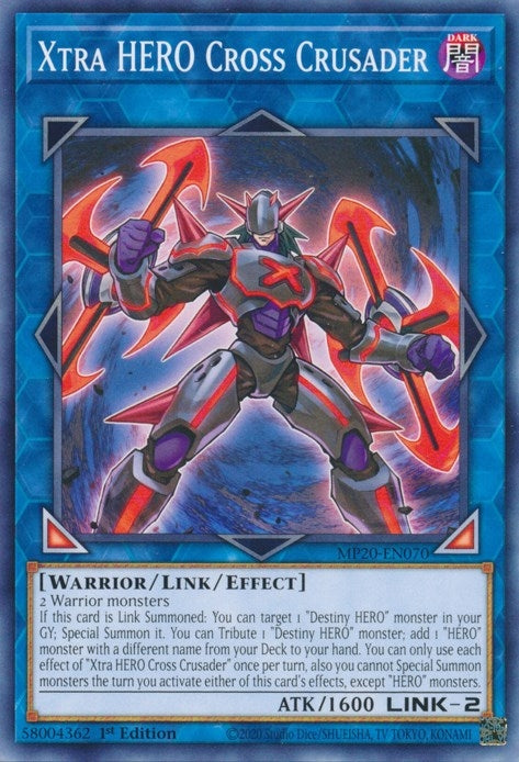 Image for Xtra HERO Cross Crusader (2020 Tin of Lost Memories) (MP20-EN070) - YuGiOh