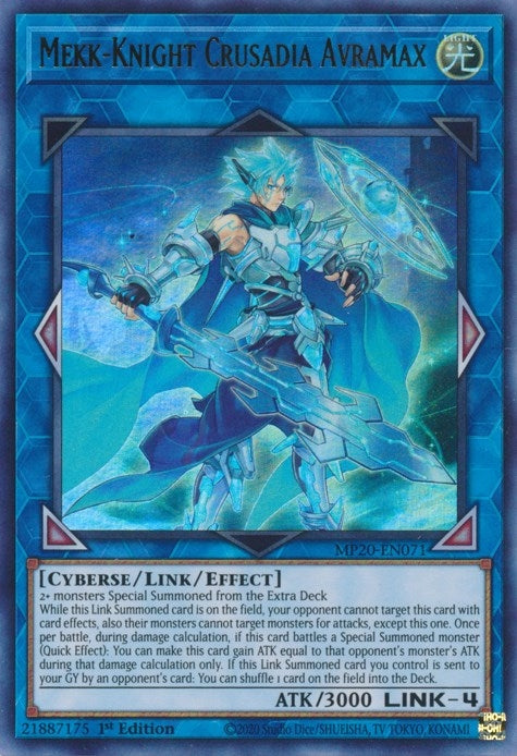 Image for Mekk-Knight Crusadia Avramax (2020 Tin of Lost Memories) (MP20-EN071) - YuGiOh