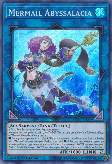 Image for Mermail Abyssalacia (2020 Tin of Lost Memories) (MP20-EN095) - YuGiOh