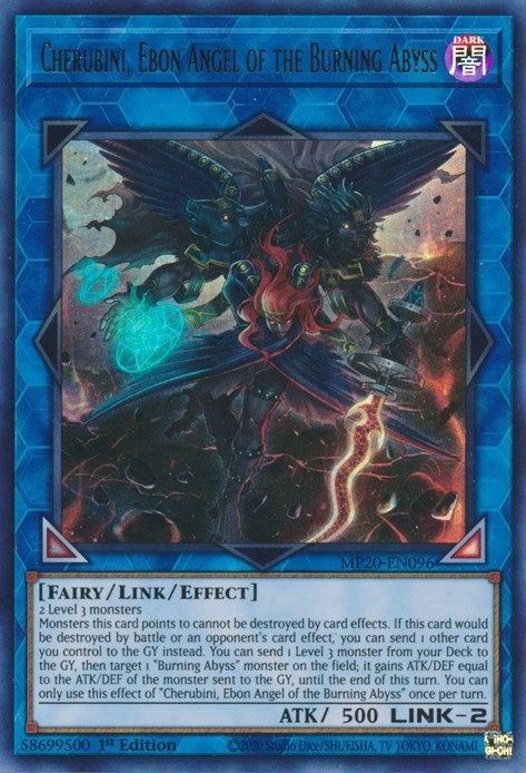 Image for Cherubini, Ebon Angel of the Burning Abyss (2020 Tin of Lost Memories) (MP20-EN096) - YuGiOh