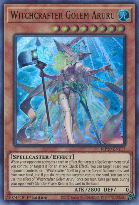 Image for Witchcrafter Golem Aruru (2020 Tin of Lost Memories) (MP20-EN113) - YuGiOh