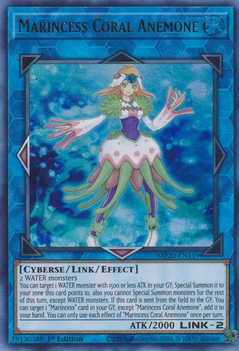 Image for Marincess Coral Anemone (2020 Tin of Lost Memories) (MP20-EN119) - YuGiOh