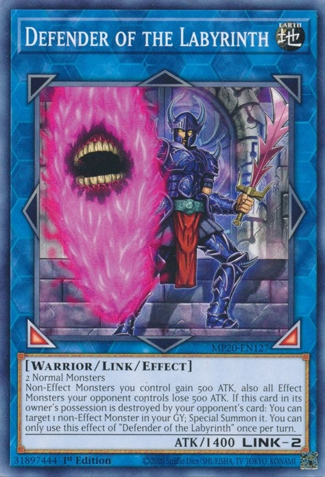 Image for Defender of the Labyrinth (2020 Tin of Lost Memories) (MP20-EN127) - YuGiOh